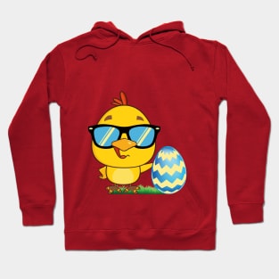 Cute Easter chicks with eggs Hoodie